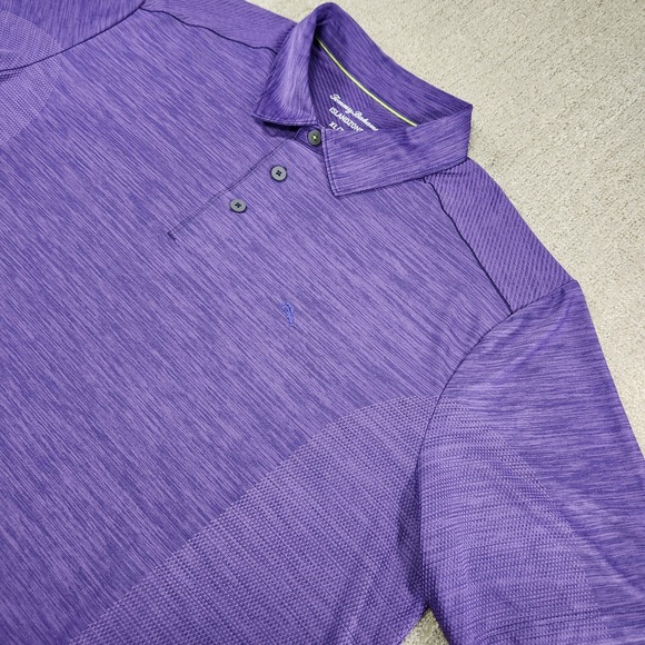 Tommy Bahama Shirt Men XL Palm Coast Island Zone Polo Performance Vented Wicking - Picture 1 of 11